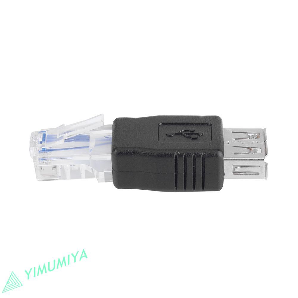 Đầu dây cáp chuyển đổi từ Ethernet RJ45 đực sang USB cái mạng LAN nhỏ gọn tiện dụng | BigBuy360 - bigbuy360.vn
