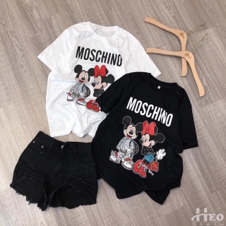 Áo thun QC Form rộng giấu quần