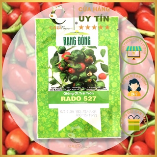 Hạt giống Ớt Trái Tròn Rado 527 Dễ Trồng, Dễ Chăm Sóc, Sai Quả 0.2gr