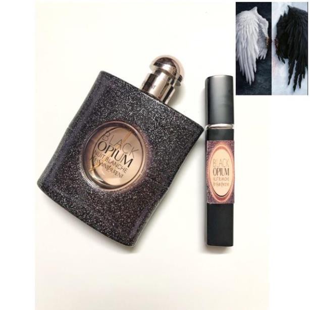 ᴬᵐᵇᵉʳ⁻ˢᵗᵒʳᵉ - Nước hoa ysl black opium nuit blanche 10ml dạng xịt. 𝔸𝕦𝕥𝕙𝕖𝕟𝕥𝕚𝕔️