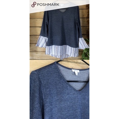 Áo thun phối vải kate hãng Westport  - Thanh lý vnxk