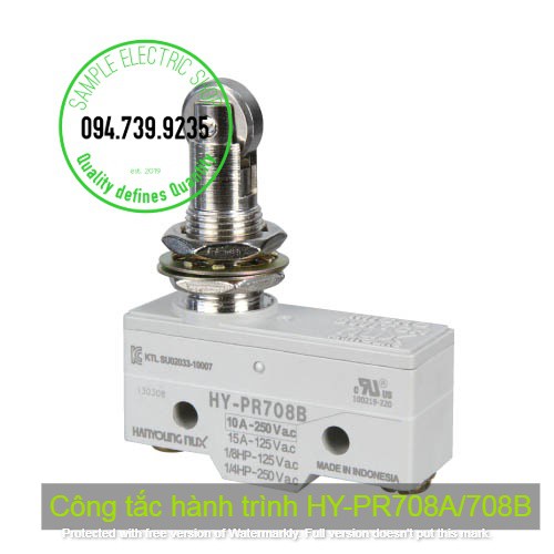 Công Tắc Hành Trình Hanyoung HY-P708A/B - Công tắc hành trình loại nhỏ - Limited Switch Hanyoung Nux