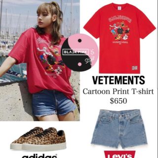 áo Vetements Lisa Blackpink