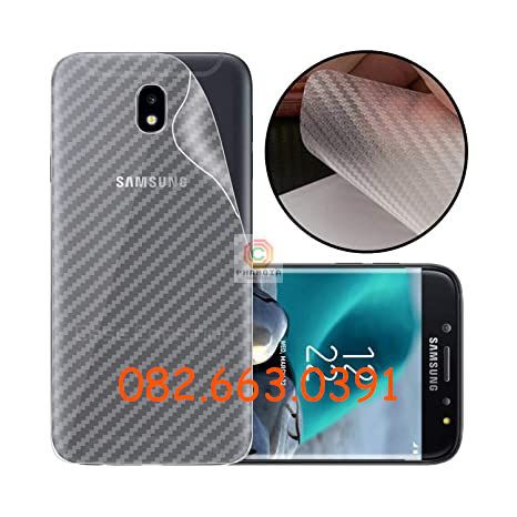 Miếng dán mặt lưng skin carbon Samsung Galaxy J3 (2015)/ J3 (2016)/ J310/ J3 Pro