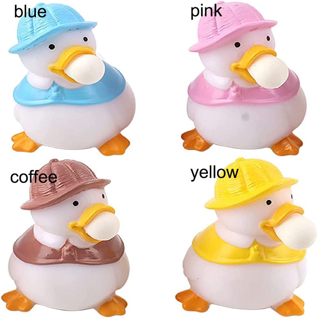 Đồ chơi squishy hình con vịt dễ thương giúp giảm căng thẳng