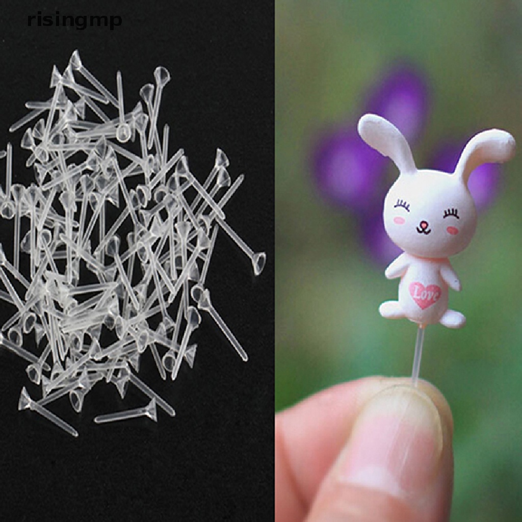 [risingmp] Ghim Cố Định Mini Bằng Nhựa Resin Thủ Công Trang Trí Tiểu Cảnh / Vườn Thần Tiên ♨Trên đó