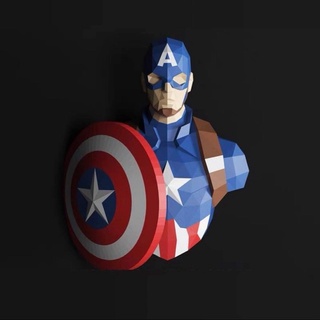 Mô hình đội trưởng mỹ captain america 65cmx50cm