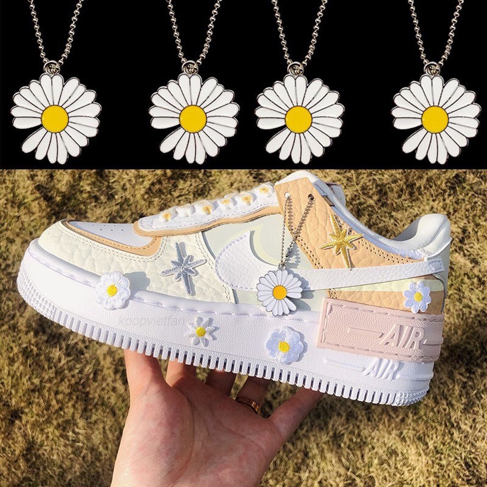 [XẢ HÀNG]Tag giày hoa cúc daisy phụ kiện gắn giày