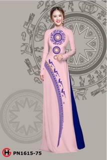 Vải áo dài trống đồng 1615