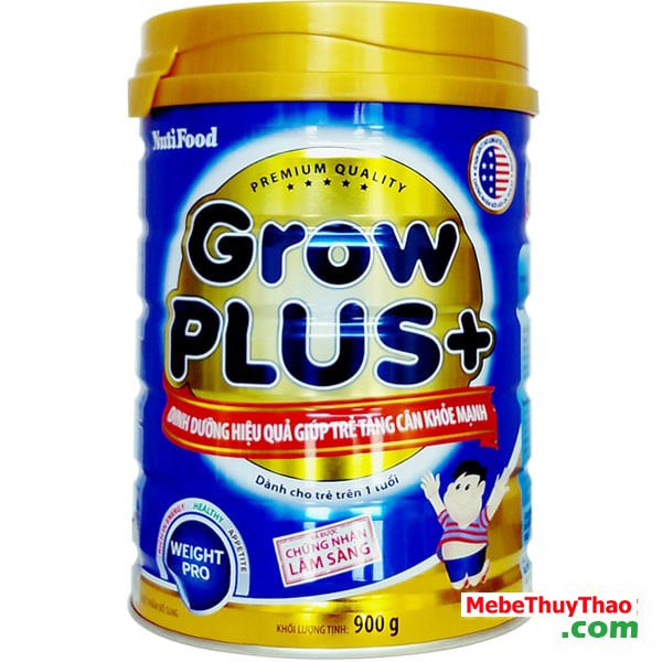 Sữa Grow Plus xanh 900g Nutifood (cho trẻ 1 tuổi trở lên)