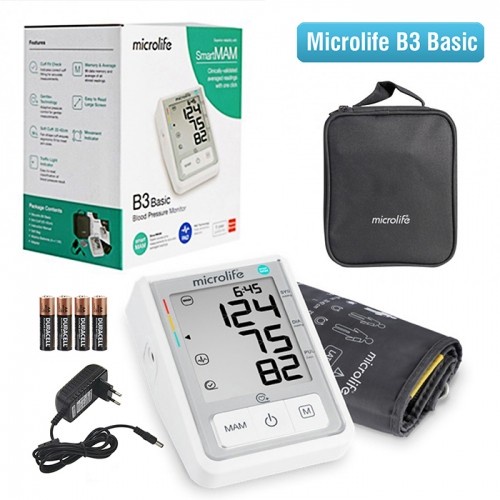 Máy đo huyết áp MICROLIFE B3 Basic công nghệ MAM thông minh đo 2 lần