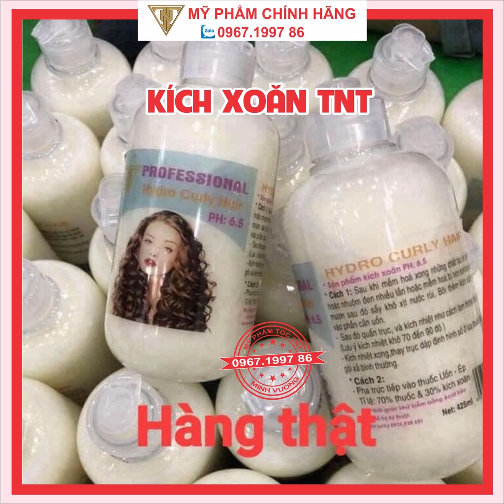 Kích xoăn TNT, kích xoăn tóc Hydro Curly Hair 450ml chính hãng công ty TNT, thuốc uốn tóc, thuốc làm xoăn tóc đơn giản