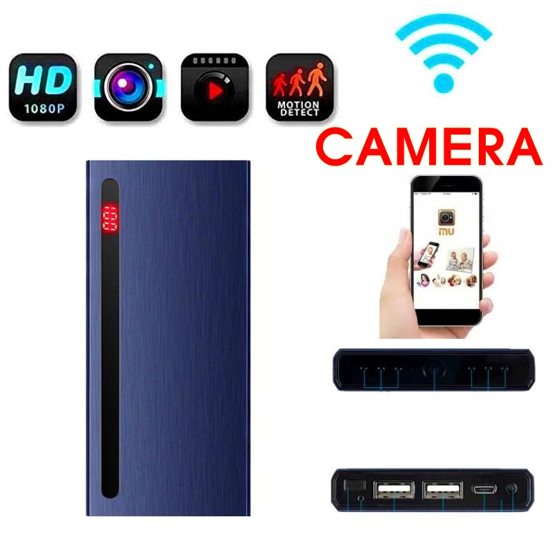 Sạc Dự Phòng H12 Cao Cấp - Sạc dự phòng H12 WiFi giám sát từ xa qua điện thoại dung lượngPin lớn