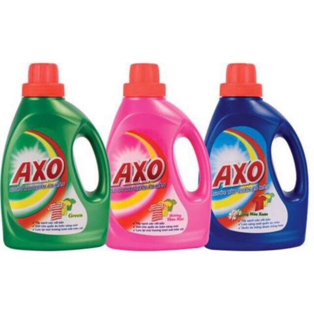 Tẩy quần áo màu Axo 400 và 800 ml - nước tẩy quần áo màu