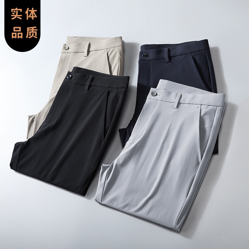 Quần Dài Chơi Golf Mỏng Thoáng Khí Thời Trang Mùa Hè Cho Nam