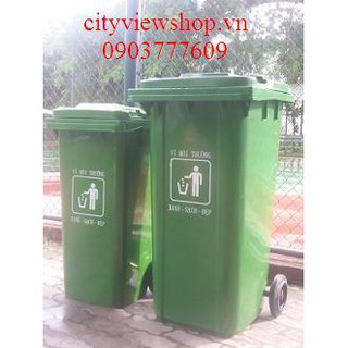 Thùng rác nhựa 120 lít