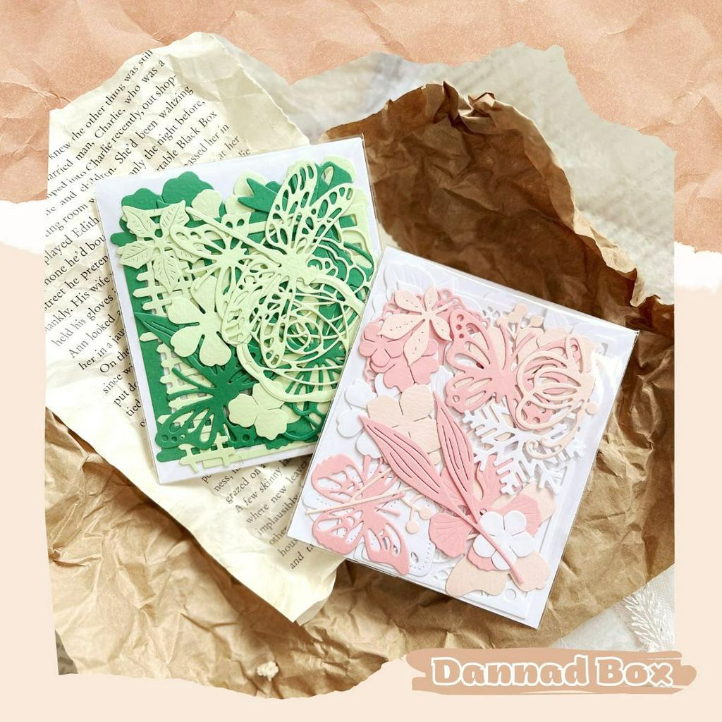 Combo 30/60/120 Mẫu Diecut Paper Cutting Mix Ngẫu Nhiên Trang Trí Journal