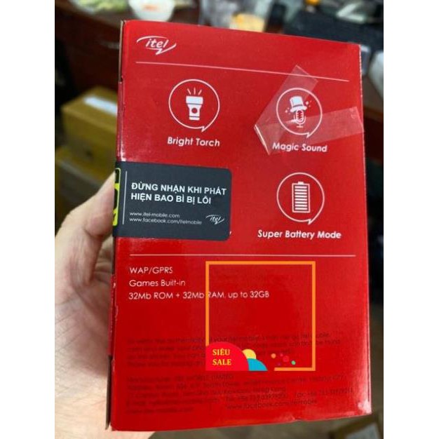 Điện Thoại itel it2161 ( ACE ) 2 sim Bảo hành 12 tháng