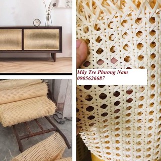 Lưới mây mắt cáo nhựa khổ 50 trang trí bọc nội thất combo 5 mét