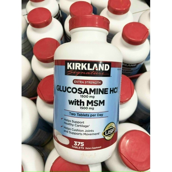 ( {Đi air 1/24} Glucosamine 375 viên Kirkland Signature