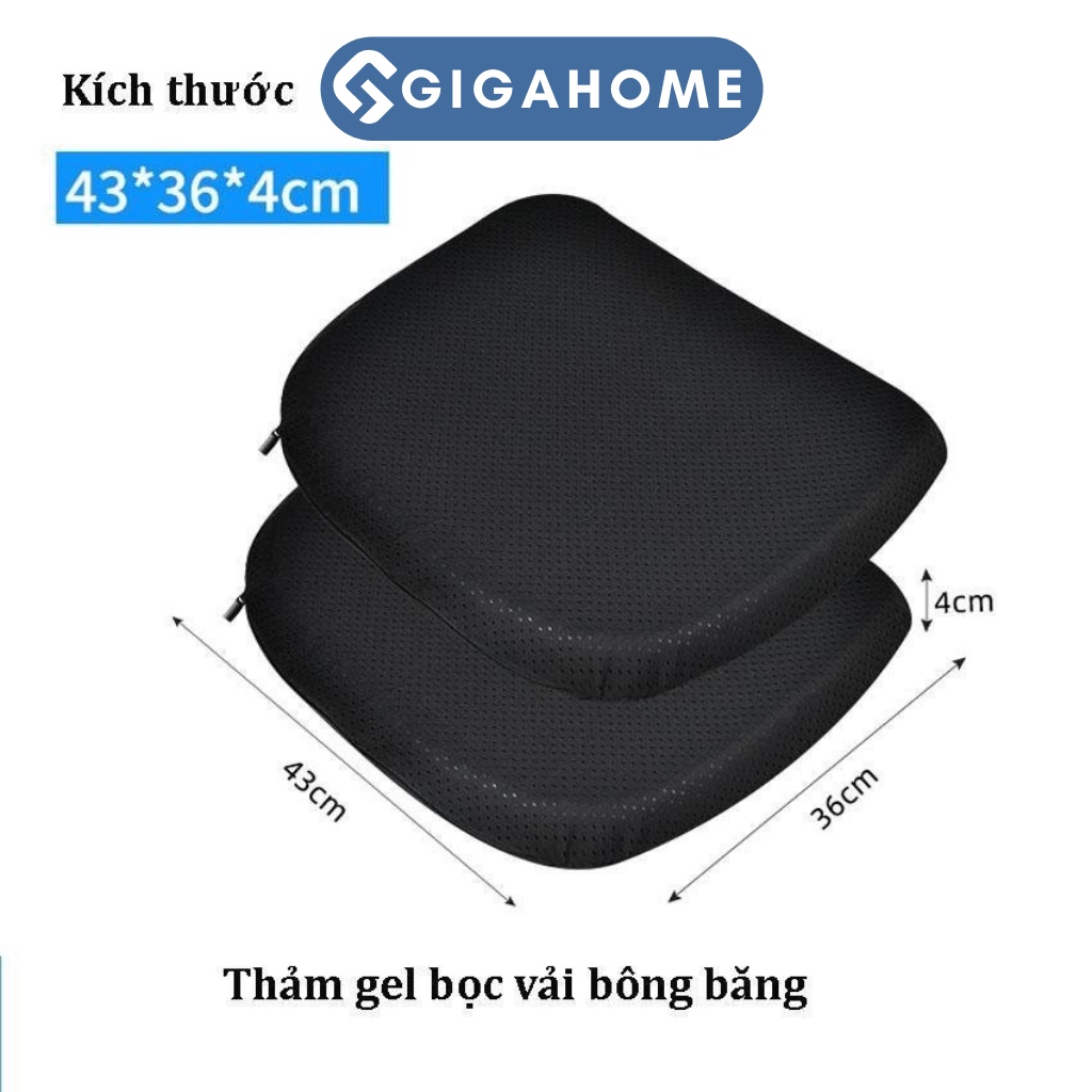 Đệm Lót Ghế Văn Phòng GIGAHOME Gel Tổ Ong 3D 4124
