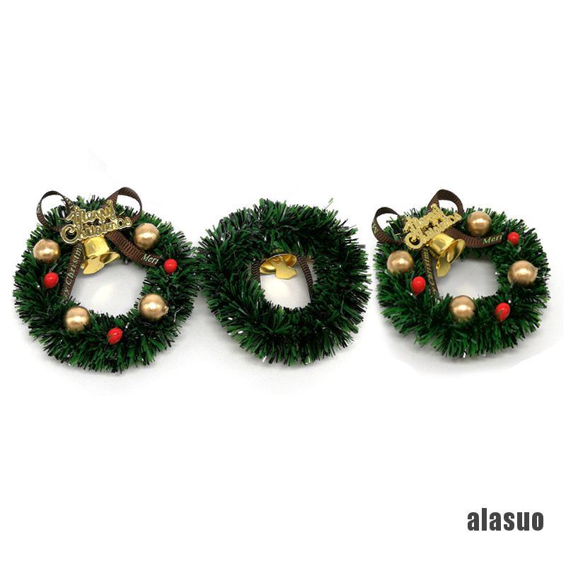 Vòng Hoa mini 1 6cm Trang Trí Giáng Sinh