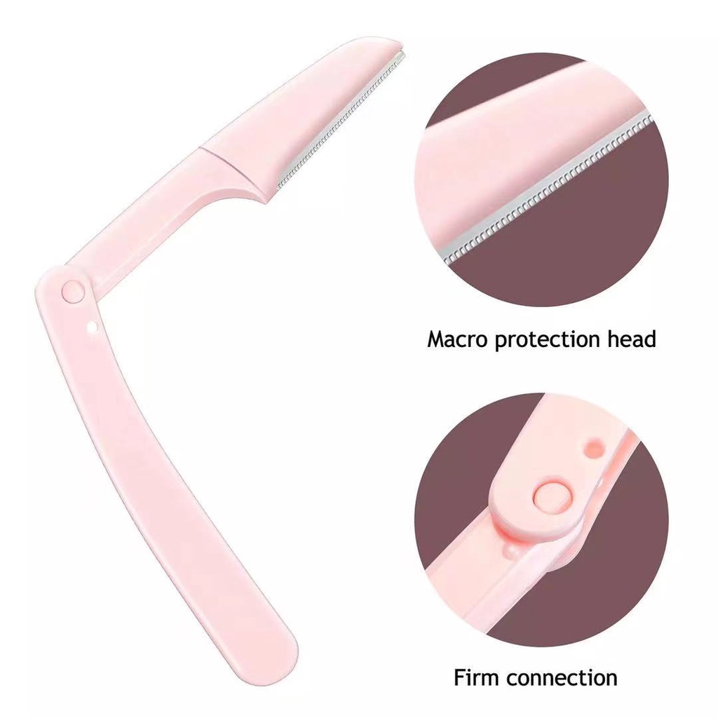 [Hàng mới về] Set 3 dao cạo chân mày thép không gỉ tiện lợi