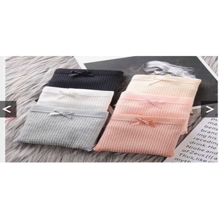 [ QUẦN LÓT ] 10 quần lót nữ coton đính nơ