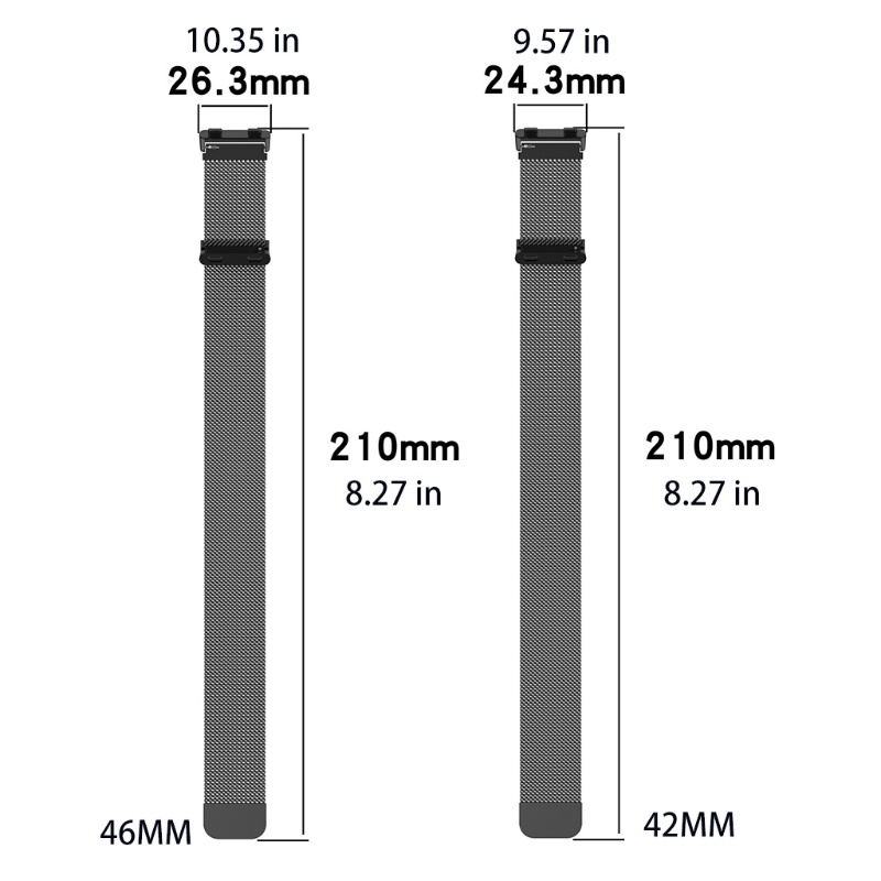 Dây đeo thay thế bằng thép không gỉ cho đồng hồ thông minh Oppo Watch2 42/46mm