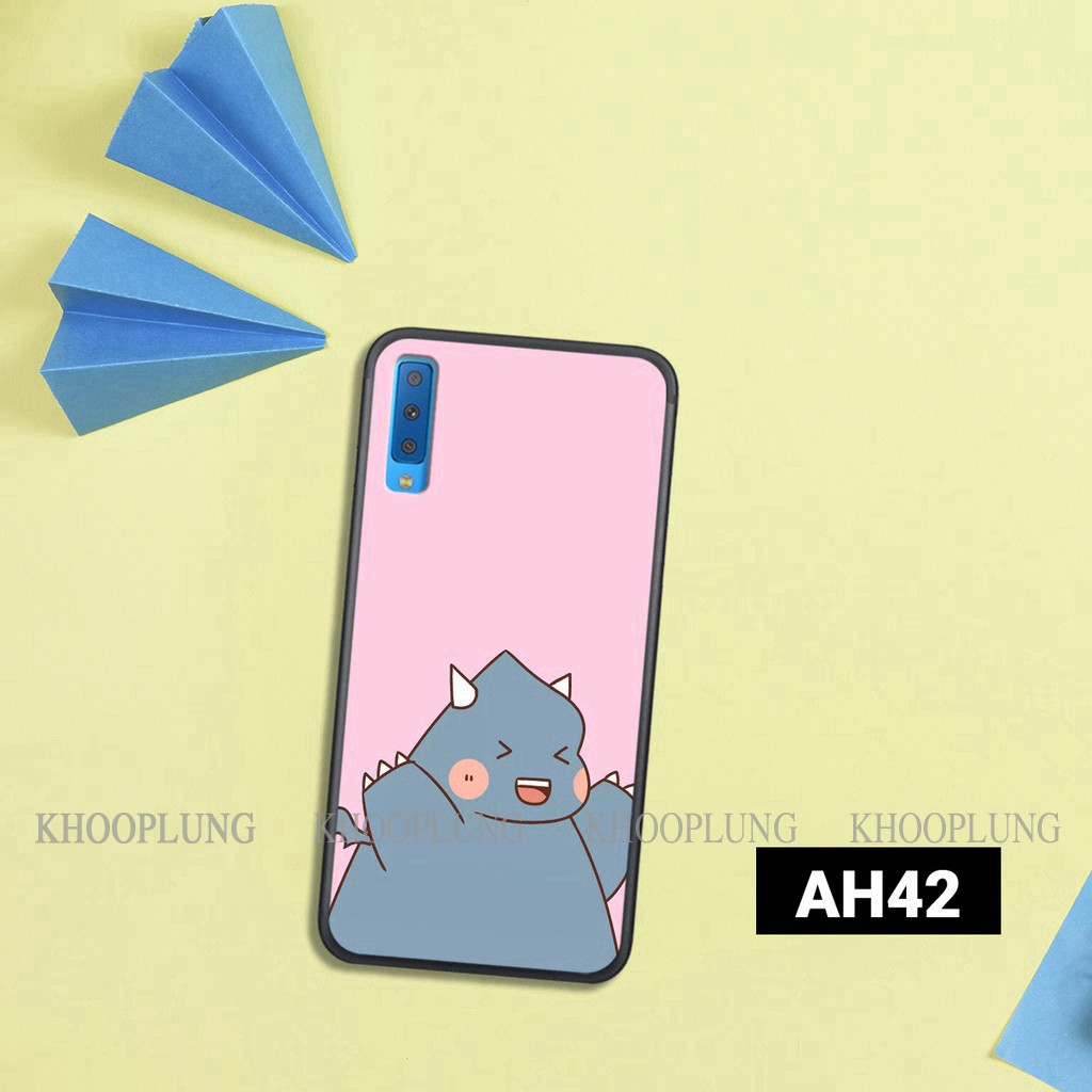 [SALE] Ốp lưng Samsung Galaxy A750/ A7 2018 - A9 2018 in hình khủng long nhỏ siêu cute