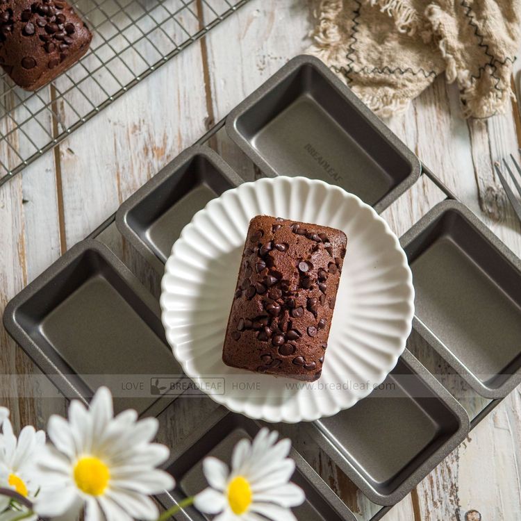 Khuôn Chữ Nhật 6 Bánh Breadleaf