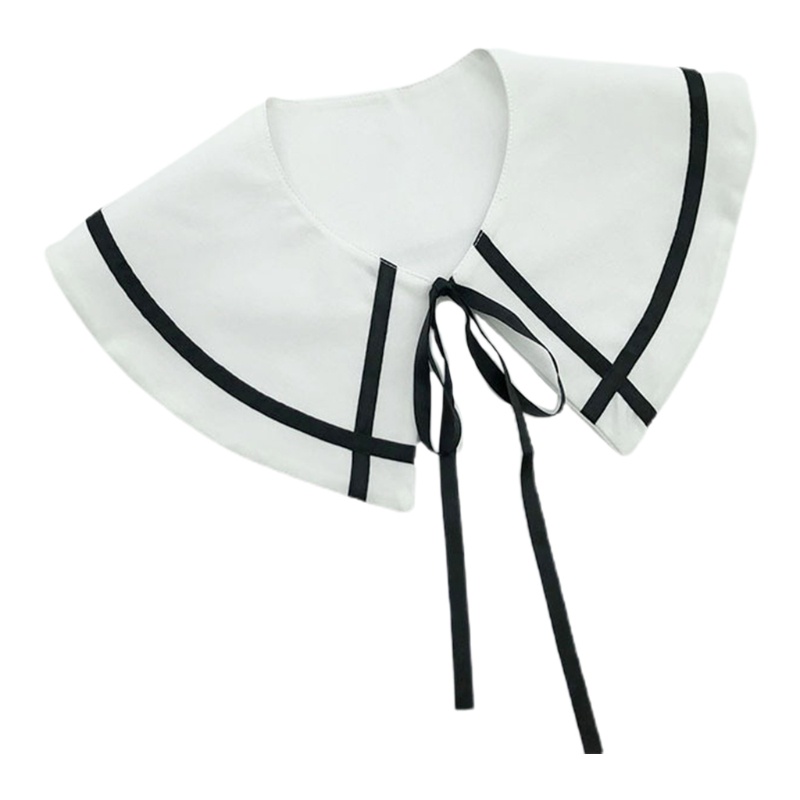 Khăn Choàng Cổ Thắt Nơ Họa Tiết Kẻ Sọc Cho Nữ Sinh