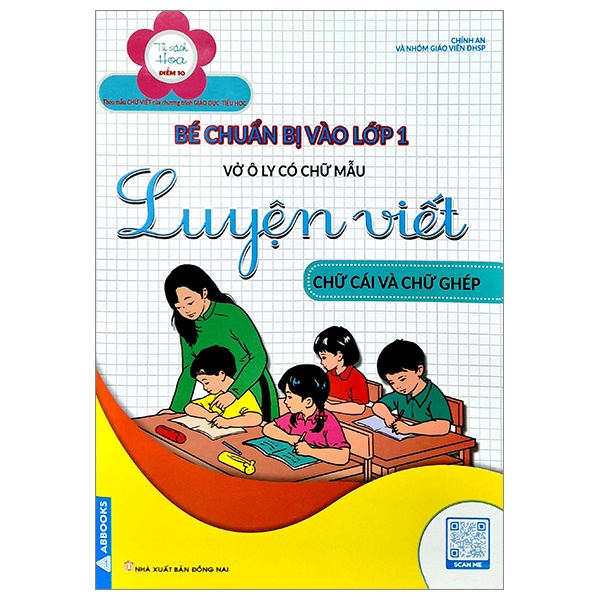 Sách Luyện Viết Chữ Cái Và Chữ Ghép - Vở Ô Li Có Chữ Mẫu - Bé Chuẩn Bị Vào Lớp 1