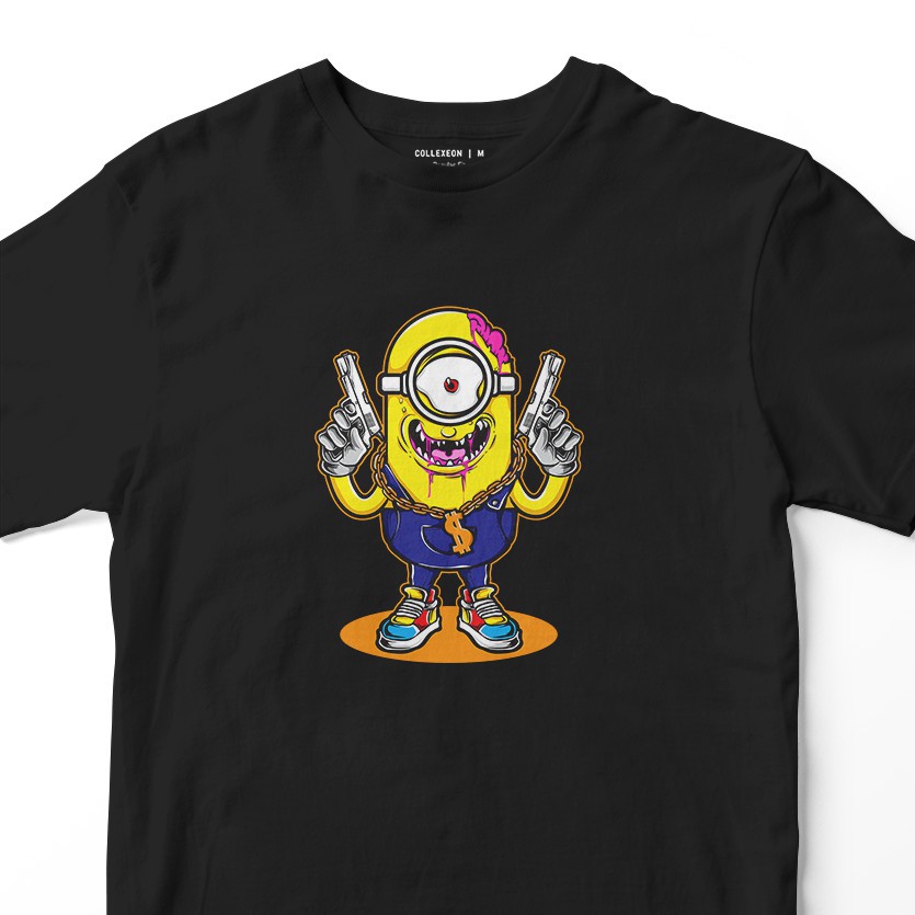 Mẫu áo in hình Minion Little Gangster cực ngầu
