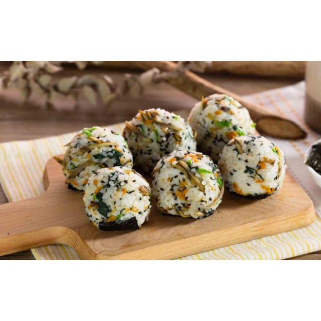 (Gói mới 40gram) Rong biển trộn cơm Ofood - Rong biển ăn liền rắc cơm Ofood - Miwon 3 vị Truyền thống, Khô gà và Hải sản