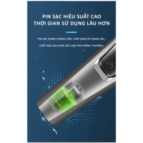 Máy cạo râu đa năng 3 lưỡi kép , Máy cạo râu cạo sát, êm, sạc pin nhanh, chống nước 8806