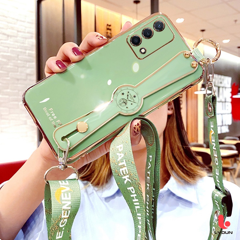 Ốp Điện Thoại Có Dây Đeo Cho OPPO F5 F7 F9 F11 F11 Pro OPPO A5 A3S A12E A7 A5S A12 A9 2020 A5 2020