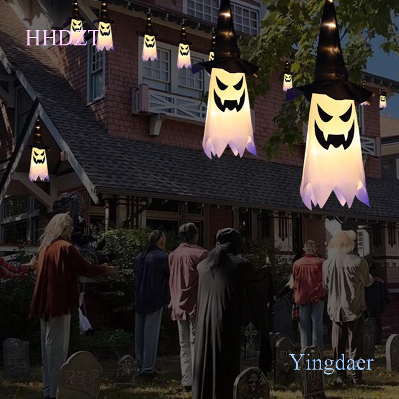 Đèn Led Hình Đầu Lâu Bí Ngô Dùng Trang Trí Halloween