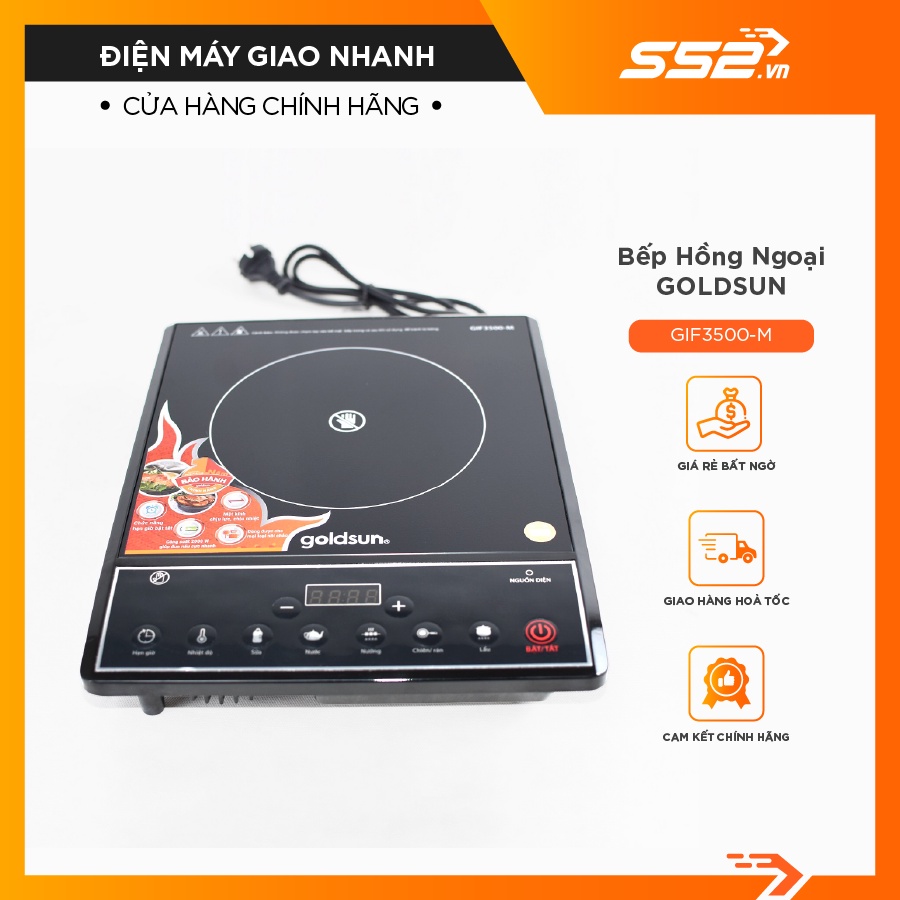 Bếp Hồng Ngoại Goldsun GIF3500-M - Bảo Hành Chính Hãng