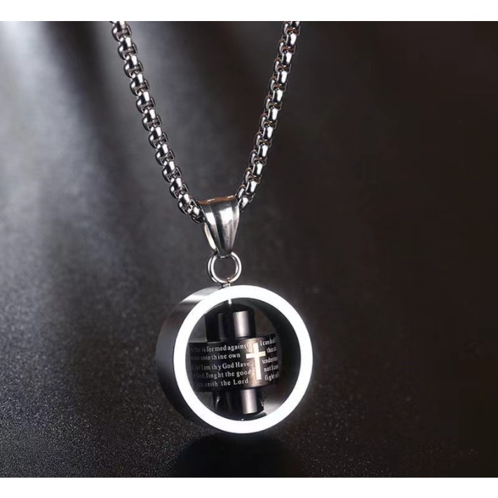 Dây chuyền thép Titan không gỉ mặt Con Lắc ULa Shop phong cách Hàn Quốc new arrival Hiphop