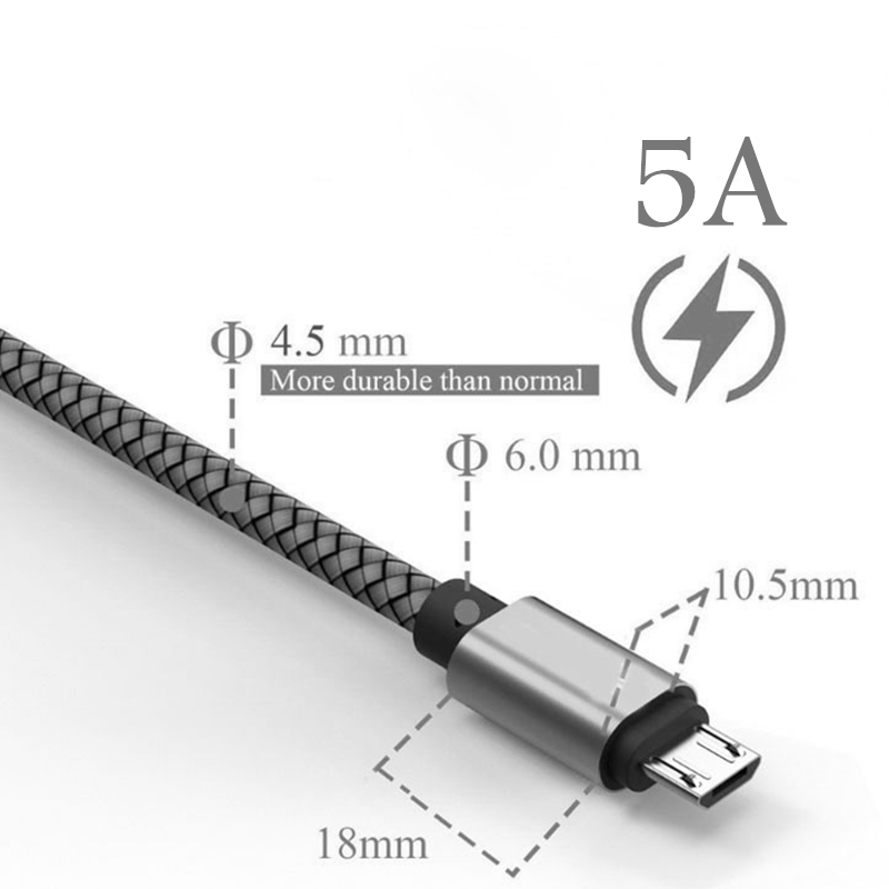 Dây Cáp Sạc Nhanh 5a Type-c Usb 1m 2m 3m Cho Iphone