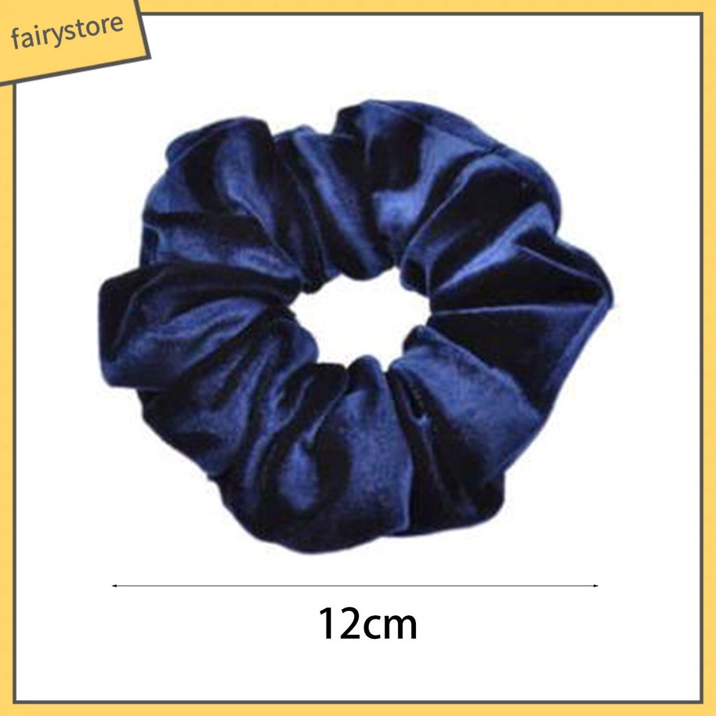 Dây Buộc Tóc Màu Trơn Thiết Kế Đơn Giản Cho Nữ