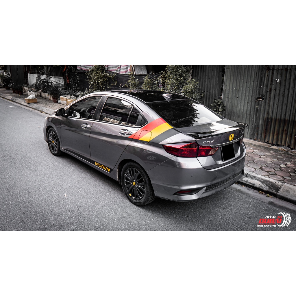 Tem trang trí tạo điểm nhấn xe Honda City