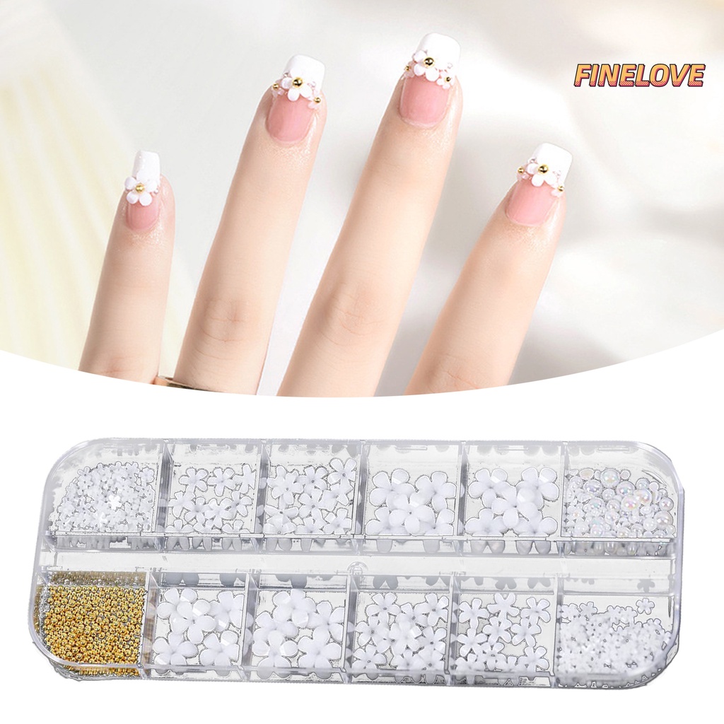 Phụ Kiện Trang Trí Móng Tay Nghệ Thuật Hình Hoa Năm Cánh Bằng Nhựa Resin