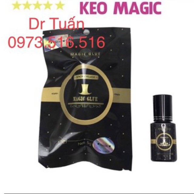 Keo nối mi Magic glue chính hãng, dùng nối mi volume, classic.dụng cụ nối mi mr Tuấn.