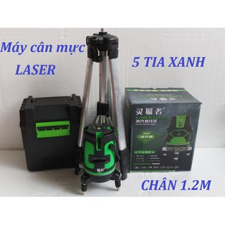 Máy cân mực bằng tia Laser 5 tia xanh hàng chuẩn