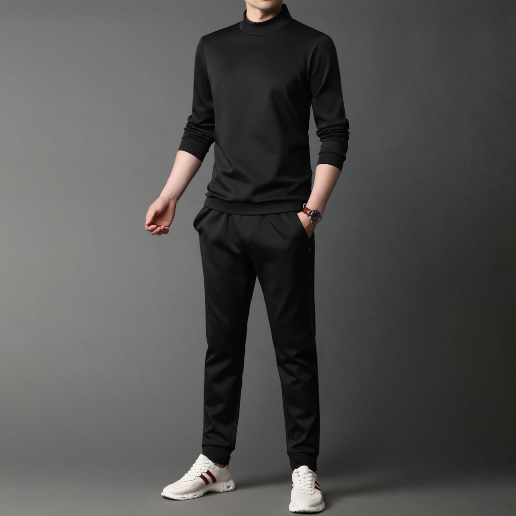 Áo len nam vải nỉ mềm mịn 4RUN Áo khoác nam dài tay cổ tròn giữ ấm mã KC-X co giãn mùa đông đẹp Cao Cấp | BigBuy360 - bigbuy360.vn