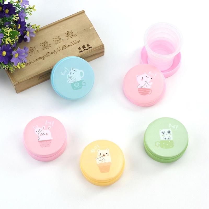 Ly nứơc gấp gọn hình thú