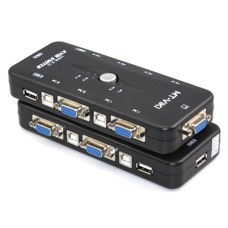 Bộ chia KVM USB MT- VIKI 4 cây dùng 1 màn hình