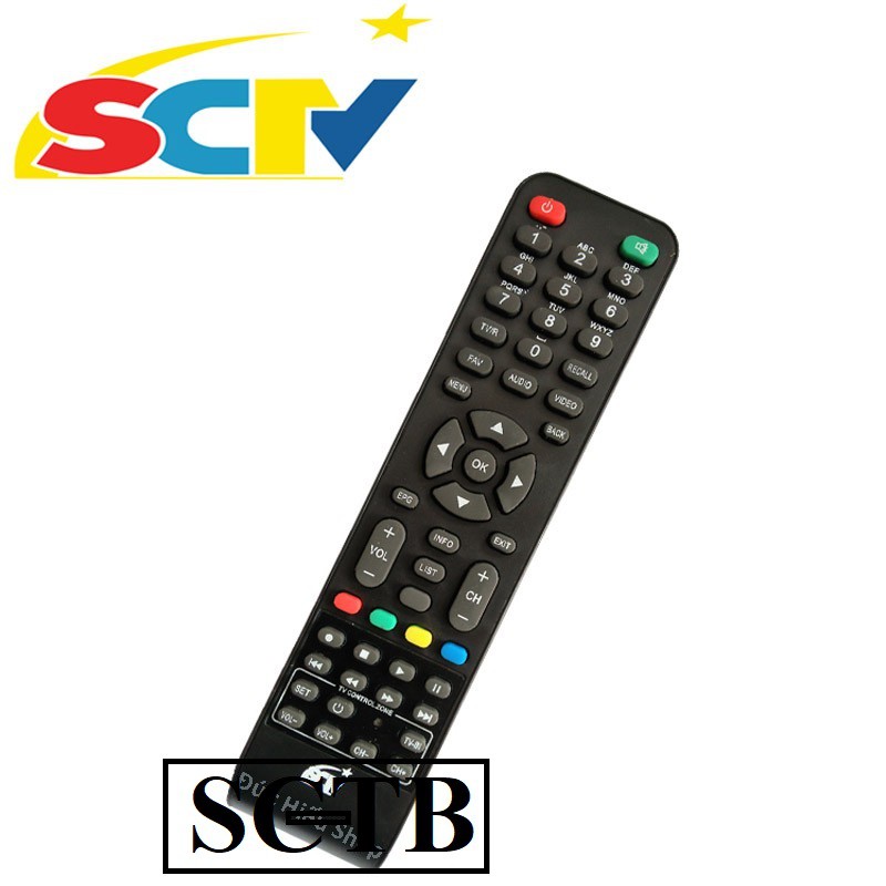 Điều khiển tivi Điều khiển Hộp SCTV- bảo hành đổi mới